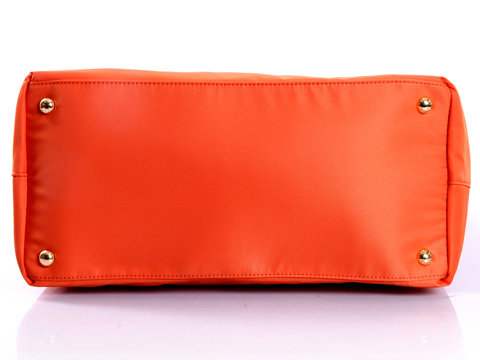 2014 Prada tessuto nylon shopper tote bag BN2107 orange